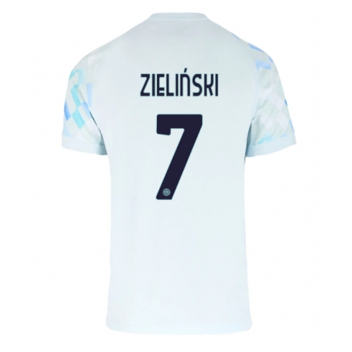 Billige Fotballdrakt Inter Milan Piotr Zielinski #7 Replika Bortedrakt 2025-26 Kortermet Billige Fotballdrakt Inter Milan Piotr Zielinski #7 Replika Bortedrakt 2025-26 Kortermet